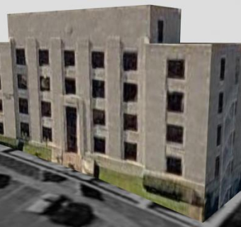 阿肯色州办公楼建筑SU模型下载_sketchup草图大师SKP模型