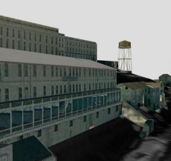 恶魔岛老式建筑SU模型下载_sketchup草图大师SKP模型