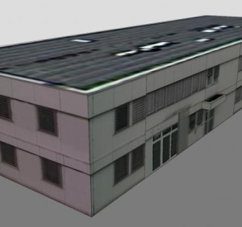 慕尼黑机场办公楼建筑SU模型下载_sketchup草图大师SKP模型
