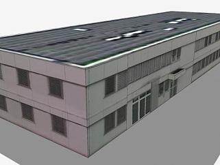 慕尼黑机场办公楼建筑SU模型下载_sketchup草图大师SKP模型