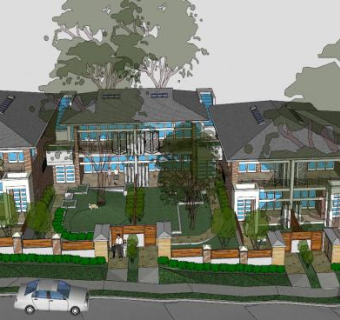 乡村建筑住宅SU模型下载_sketchup草图大师SKP模型