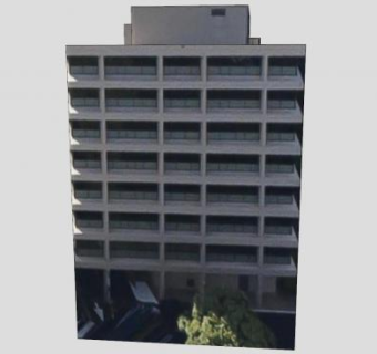 医生办公大楼SU模型下载_sketchup草图大师SKP模型