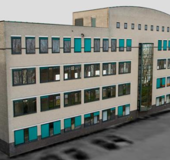 企业办公大楼SU模型下载_sketchup草图大师SKP模型