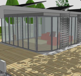 摩登豪宅房子建筑SU模型下载_sketchup草图大师SKP模型