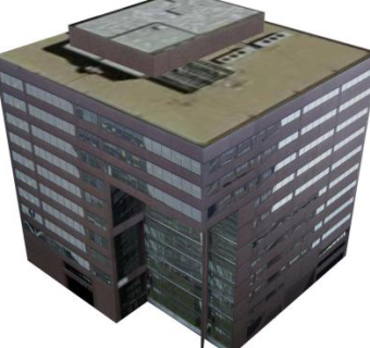 丹佛办公大楼建筑SU模型下载_sketchup草图大师SKP模型