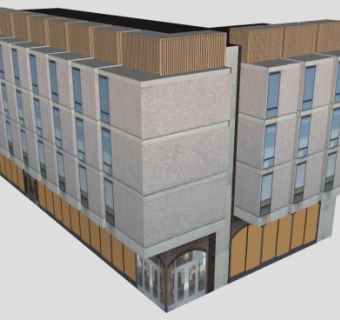 巴塞洛缪县行政办公楼SU模型下载_sketchup草图大师SKP模型