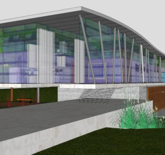 旧金山湾区住宅建筑SU模型下载_sketchup草图大师SKP模型