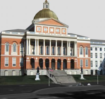 马萨诸塞州议会建筑SU模型下载_sketchup草图大师SKP模型