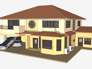 <em>泰国</em>房子住宅建筑SU模型下载_sketchup草图大师SKP模型