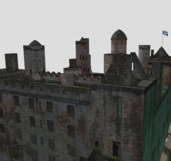 芝加哥水塔建筑SU模型下载_sketchup草图大师SKP模型