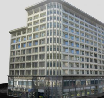 办公斯科特公司SU模型下载_sketchup草图大师SKP模型