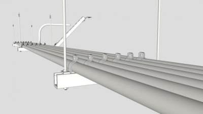 电气管道的SU模型_su模型下载 草图大师模型_SKP模型