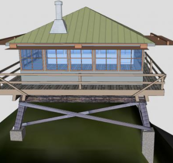 华盛顿圣建筑SU模型下载_sketchup草图大师SKP模型