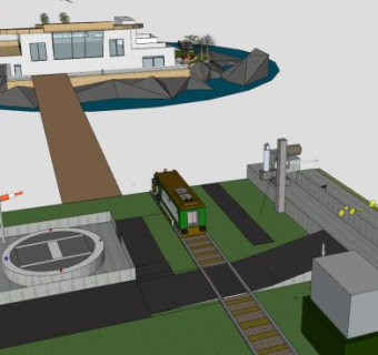 豪华别墅外观建筑SU模型下载_sketchup草图大师SKP模型