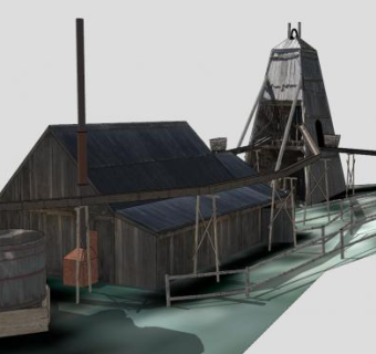 典型建筑物房子SU模型下载_sketchup草图大师SKP模型