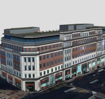 利兹办事处建筑SU模型下载_sketchup草图大师SKP模型