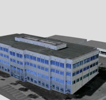 丹佛科技中心建筑SU模型下载_sketchup草图大师SKP模型