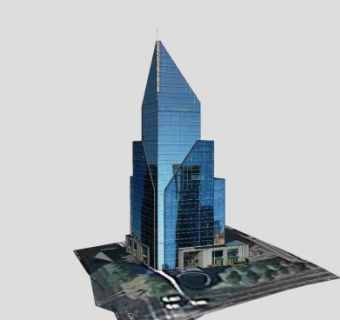 高层建筑大都市SU模型下载_sketchup草图大师SKP模型