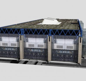 科学与工业城市建筑SU模型下载_sketchup草图大师SKP模型