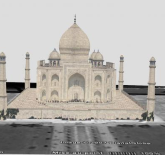 印度建筑泰姬陵SU模型下载_sketchup草图大师SKP模型