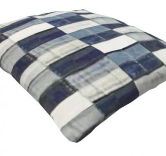 亚麻混纺抱枕设计SU模型下载_sketchup草图大师SKP模型