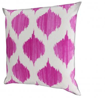 玫红色图案抱枕SU模型下载_sketchup草图大师SKP模型