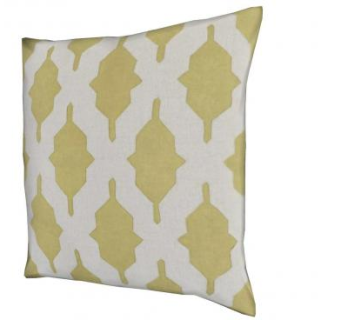 几何图案黄白色抱枕SU模型下载_sketchup草图大师SKP模型