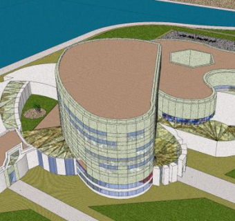 现代建筑户外房子SU模型下载_sketchup草图大师SKP模型