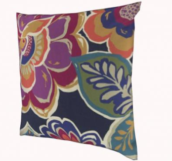 多色花卉设计抱枕SU模型下载_sketchup草图大师SKP模型