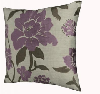 紫色花卉图案抱枕SU模型下载_sketchup草图大师SKP模型
