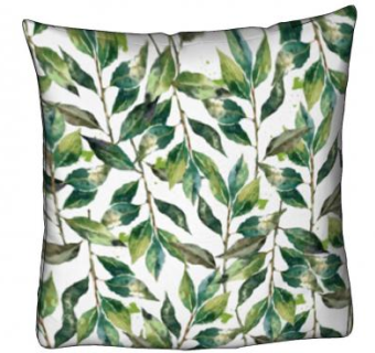 田园风绿叶抱枕SU模型下载_sketchup草图大师SKP模型