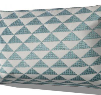 简欧风蓝色棉枕SU模型下载_sketchup草图大师SKP模型