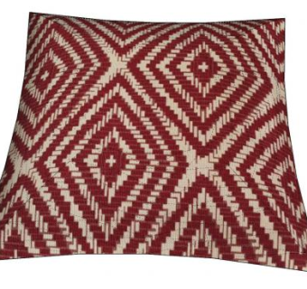 红色几何图案枕头SU模型下载_sketchup草图大师SKP模型