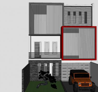 现代建筑大房子SU模型下载_sketchup草图大师SKP模型