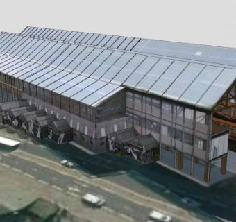 南特的雪建筑房子SU模型下载_sketchup草图大师SKP模型