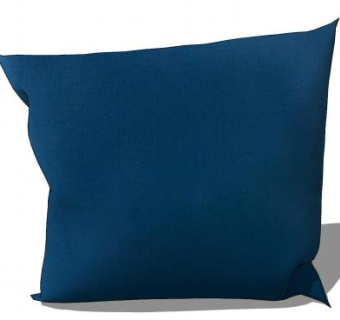 藏蓝色简约抱枕SU模型下载_sketchup草图大师SKP模型