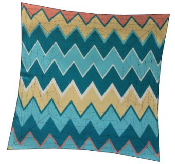 锯齿图案沙发抱枕SU模型下载_sketchup草图大师SKP模型