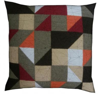 现代几何图案抱枕SU模型下载_sketchup草图大师SKP模型