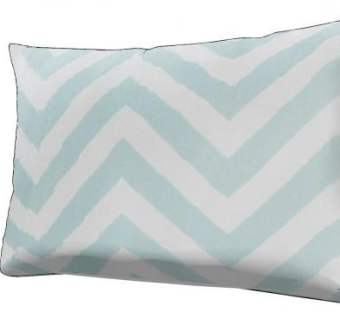 蓝白色W条纹抱枕SU模型下载_sketchup草图大师SKP模型