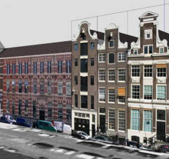 阿姆斯特丹市场建筑SU模型下载_sketchup草图大师SKP模型