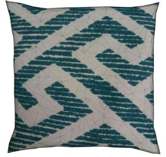 蓝绿色几何枕头SU模型下载_sketchup草图大师SKP模型