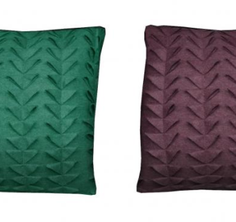 紫色和绿色的枕头SU模型下载_sketchup草图大师SKP模型