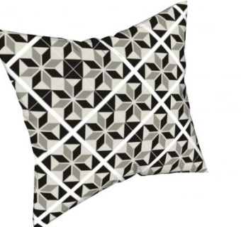 几何沙发靠垫SU模型下载_sketchup草图大师SKP模型