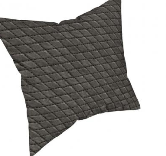 黑色皮革枕头SU模型下载_sketchup草图大师SKP模型