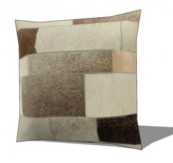 拼接皮革棉垫SU模型下载_sketchup草图大师SKP模型