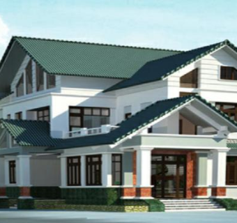 海嘉别墅建筑SU模型下载_sketchup草图大师SKP模型