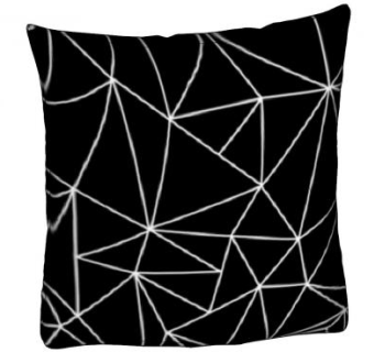 时尚黑色简约式抱枕SU模型下载_sketchup草图大师SKP模型