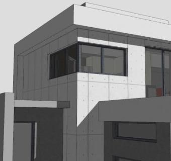 海滨房子建筑SU模型下载_sketchup草图大师SKP模型