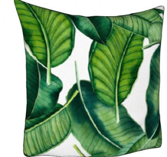 绿叶植物印花抱枕SU模型下载_sketchup草图大师SKP模型