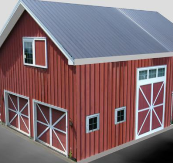 简约建筑房子SU模型下载_sketchup草图大师SKP模型